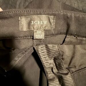 J. Crew Elegant Black Trousers